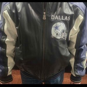 Vintage Dallas Cowboys Leather Jacket medium